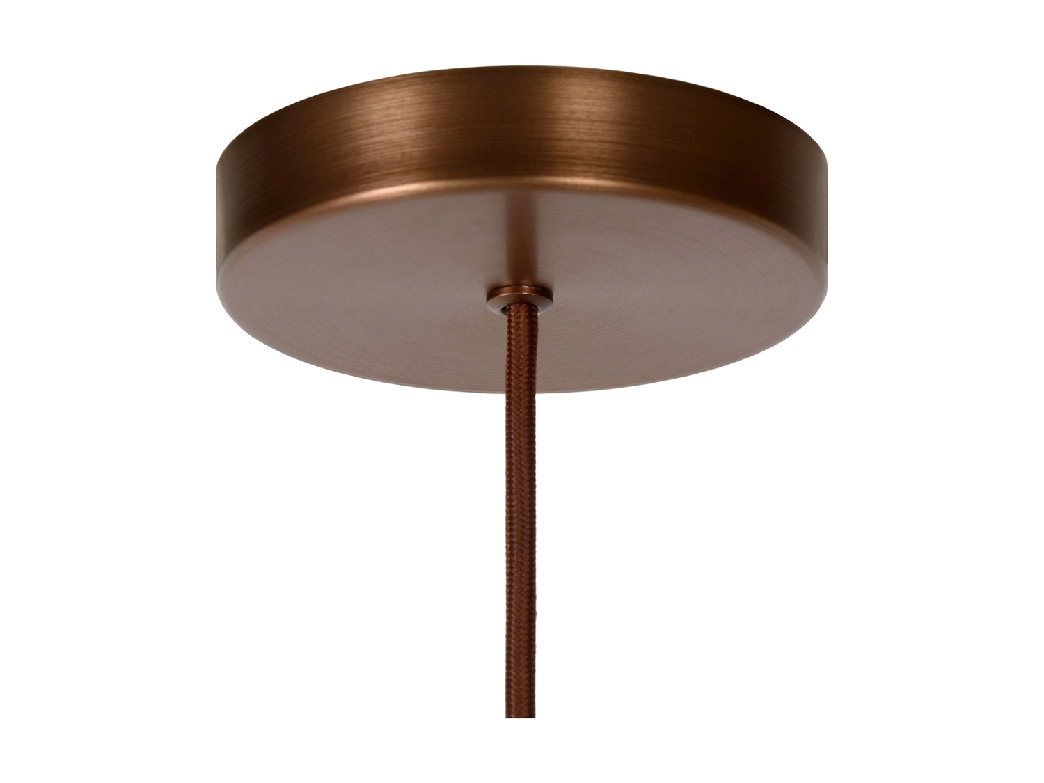 Závěsné svítidlo Toledo jantar, 1xE27, ø20cm