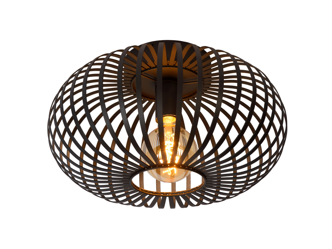 Stropní svítidlo Manuela černé, E27, ø39,5cm