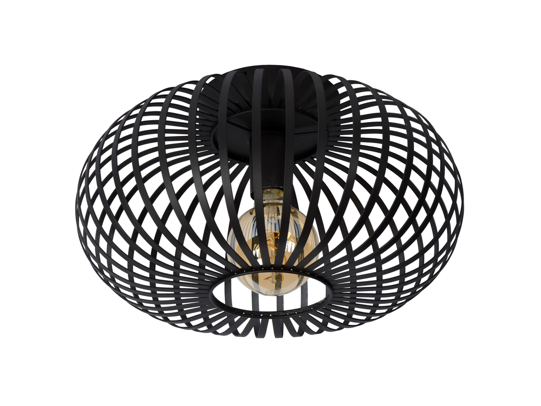 Stropní svítidlo Manuela černé, E27, ø39,5cm