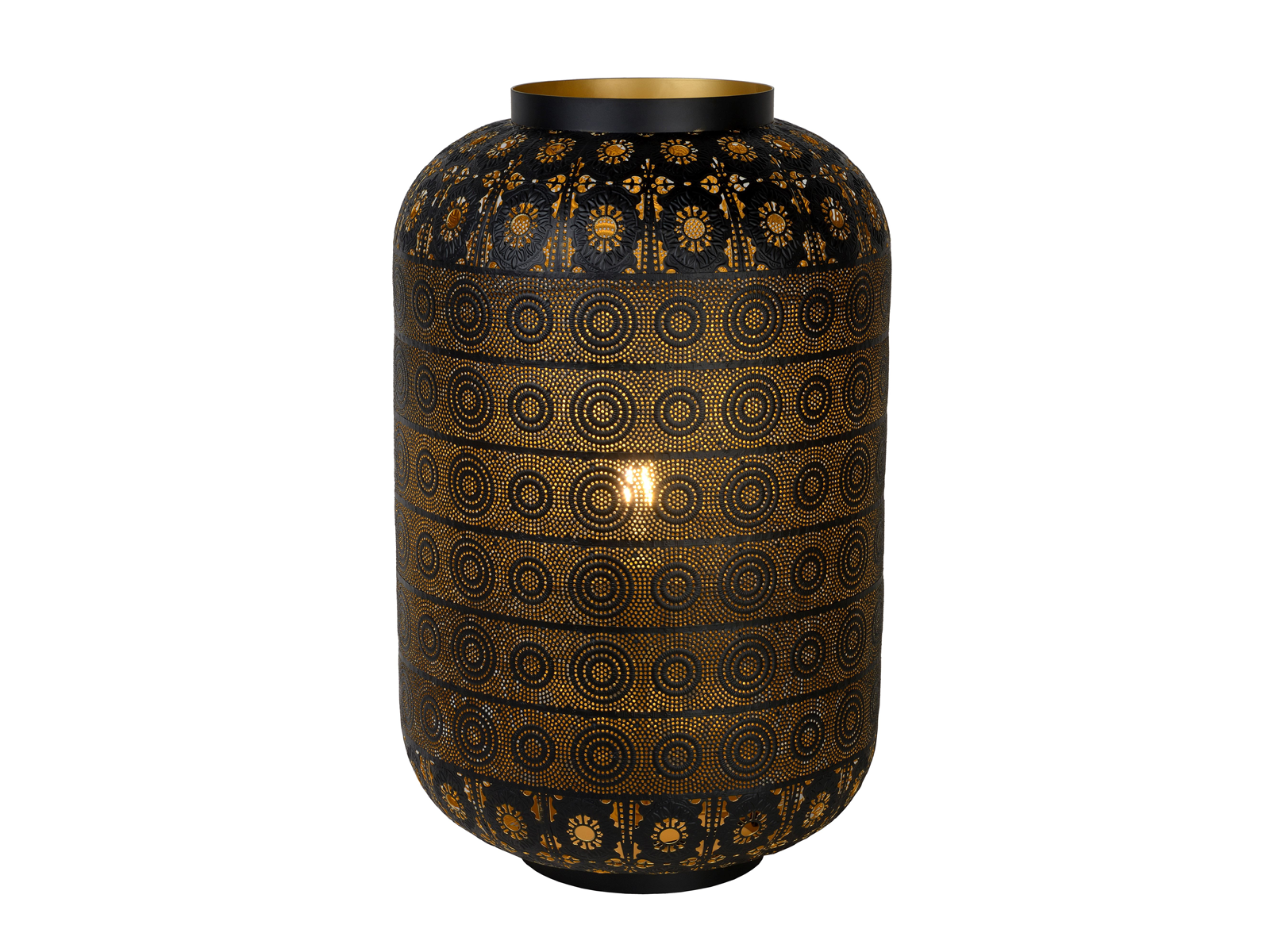 Stolní lampa Tahar, černá, E27, 64cm