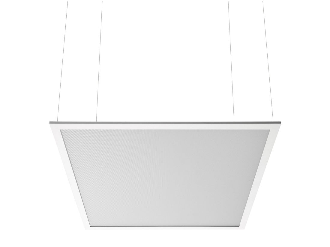 Zapuštěné/závěsné stropní LED svítidlo Splat, bílé, 42W, 3000K, 59,5cm