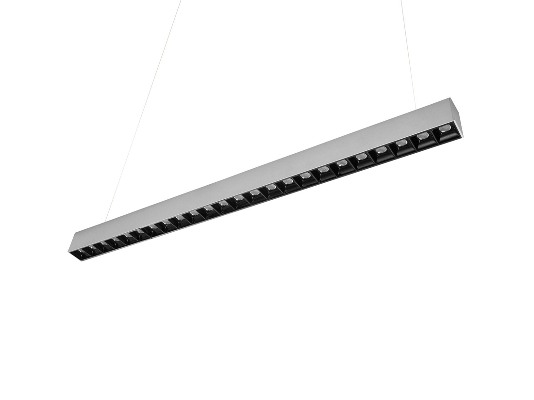 Závěsné LED svítidlo Sigma XL, šedé, 44W, 3000K, 111,7cm