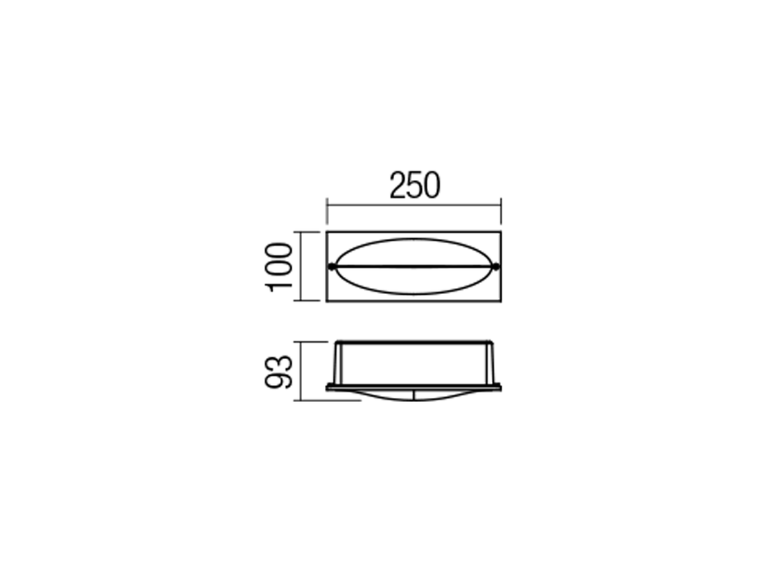 Nástěnné LED svítidlo Tampa matně bílé, 11W, 3000K, 25cm