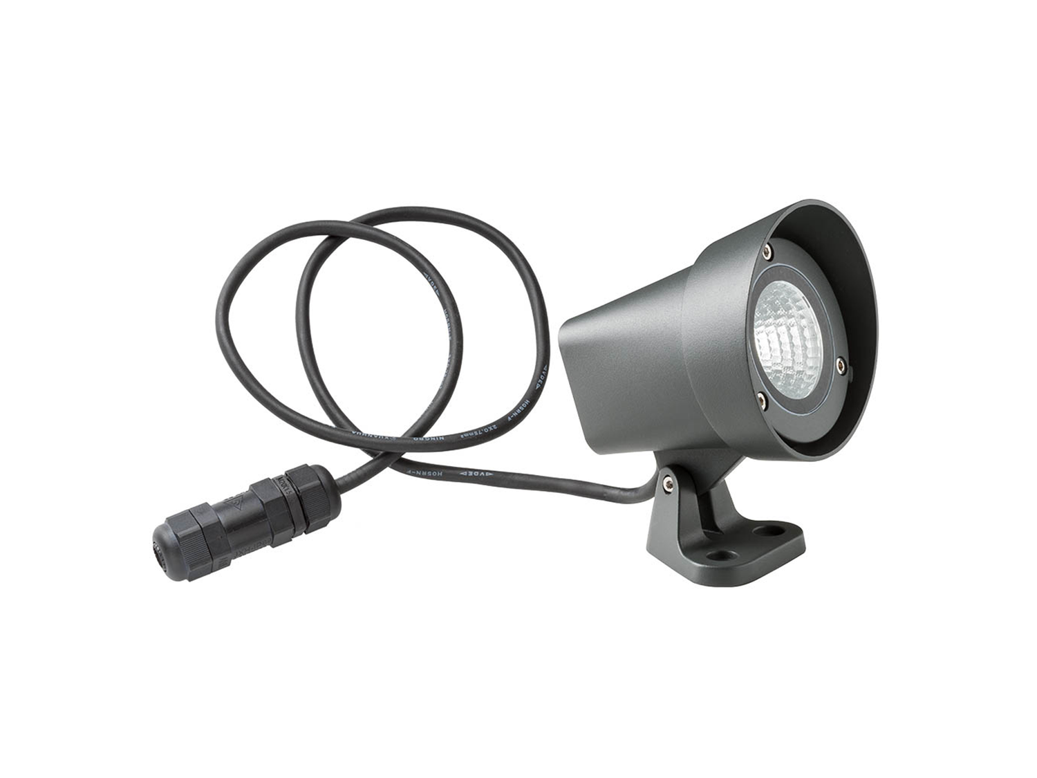 Stojací LED svítidlo Ziggy tmavě šedé, 13,2W, 3000K, ø9,8cm