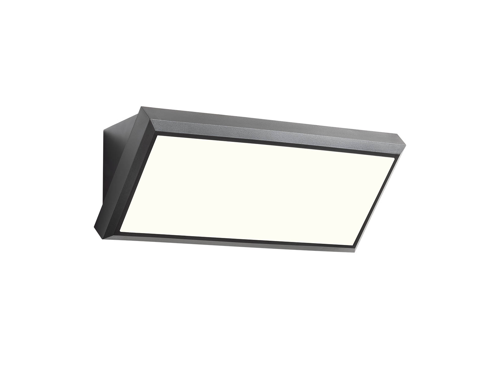 Nástěnný LED reflektor Mako tmavě šedý, 12W, 3000K, 26,5cm