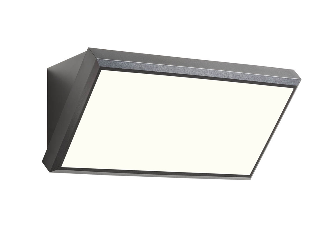 Nástěnný LED reflektor Mako tmavě šedý, 21W, 3000K, 32cm