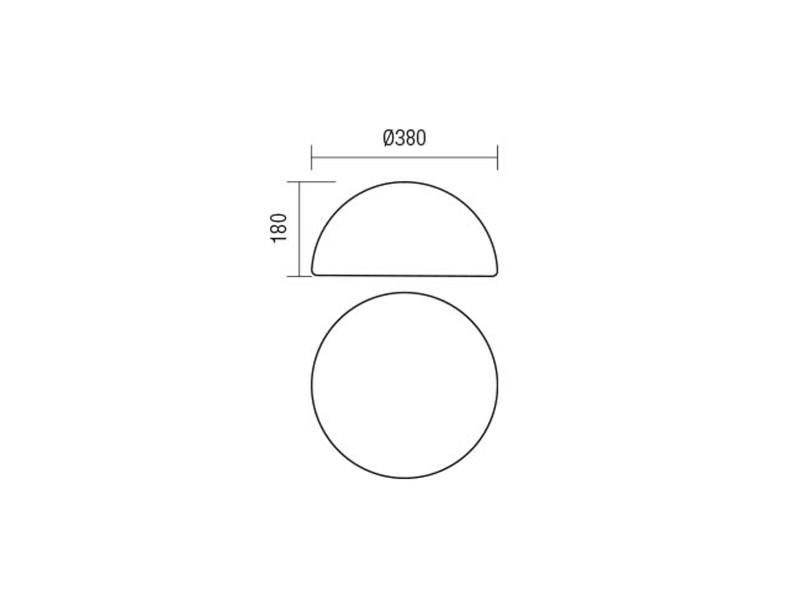 Dekorativní svítidlo Blob opal, E27, ø38cm