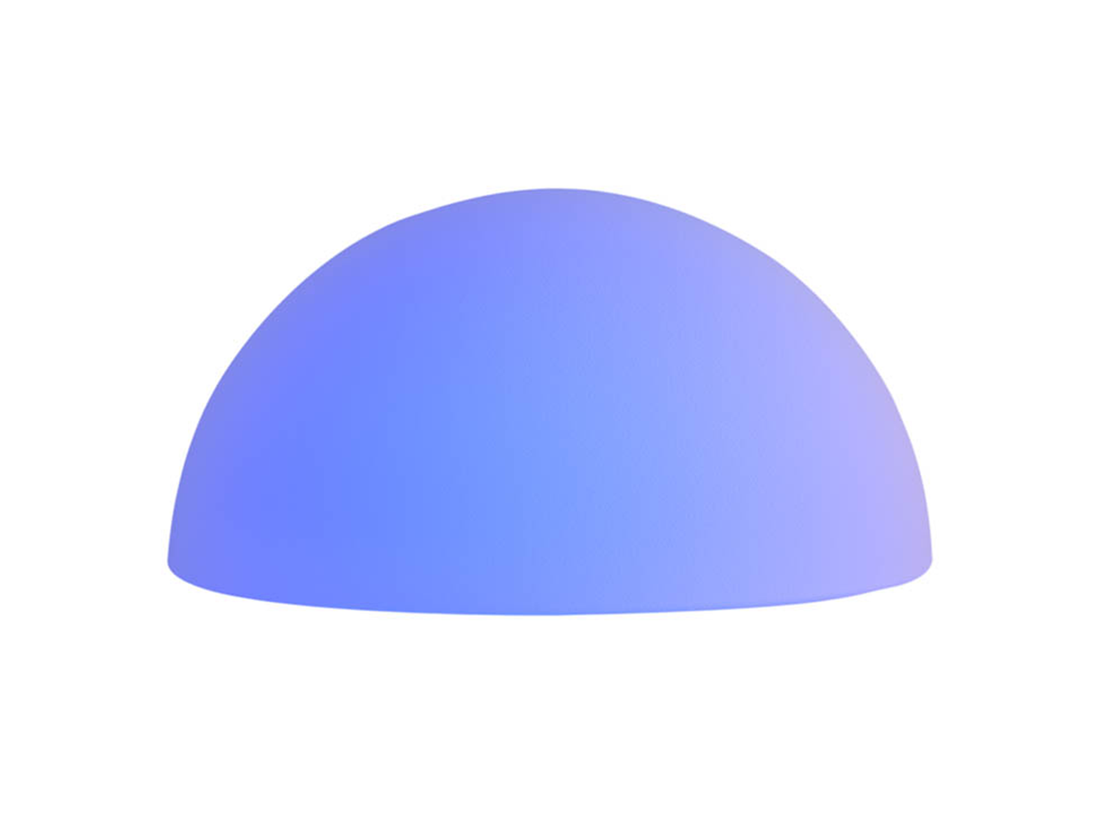 Dekorativní LED svítidlo Blob opal, 3W, RGB, ø38cm
