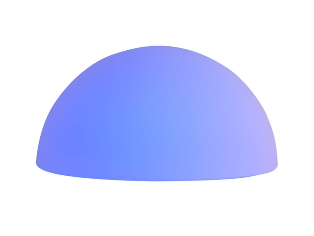 Dekorativní LED svítidlo Blob opal, 3W, RGB, ø56cm