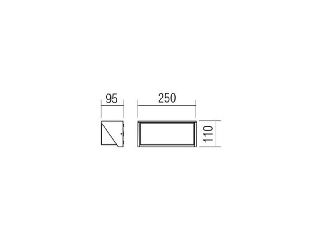 Nástěnné LED svítidlo Spectra matně bílé, 16W, 3000K, 25cm