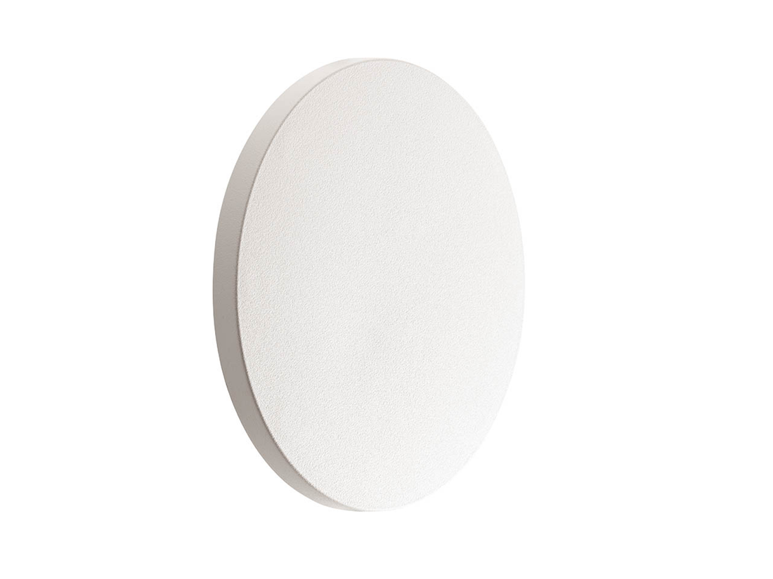 Nástěnné LED svítidlo Aura matně bílé, 8W, 3000K, ø16,5cm
