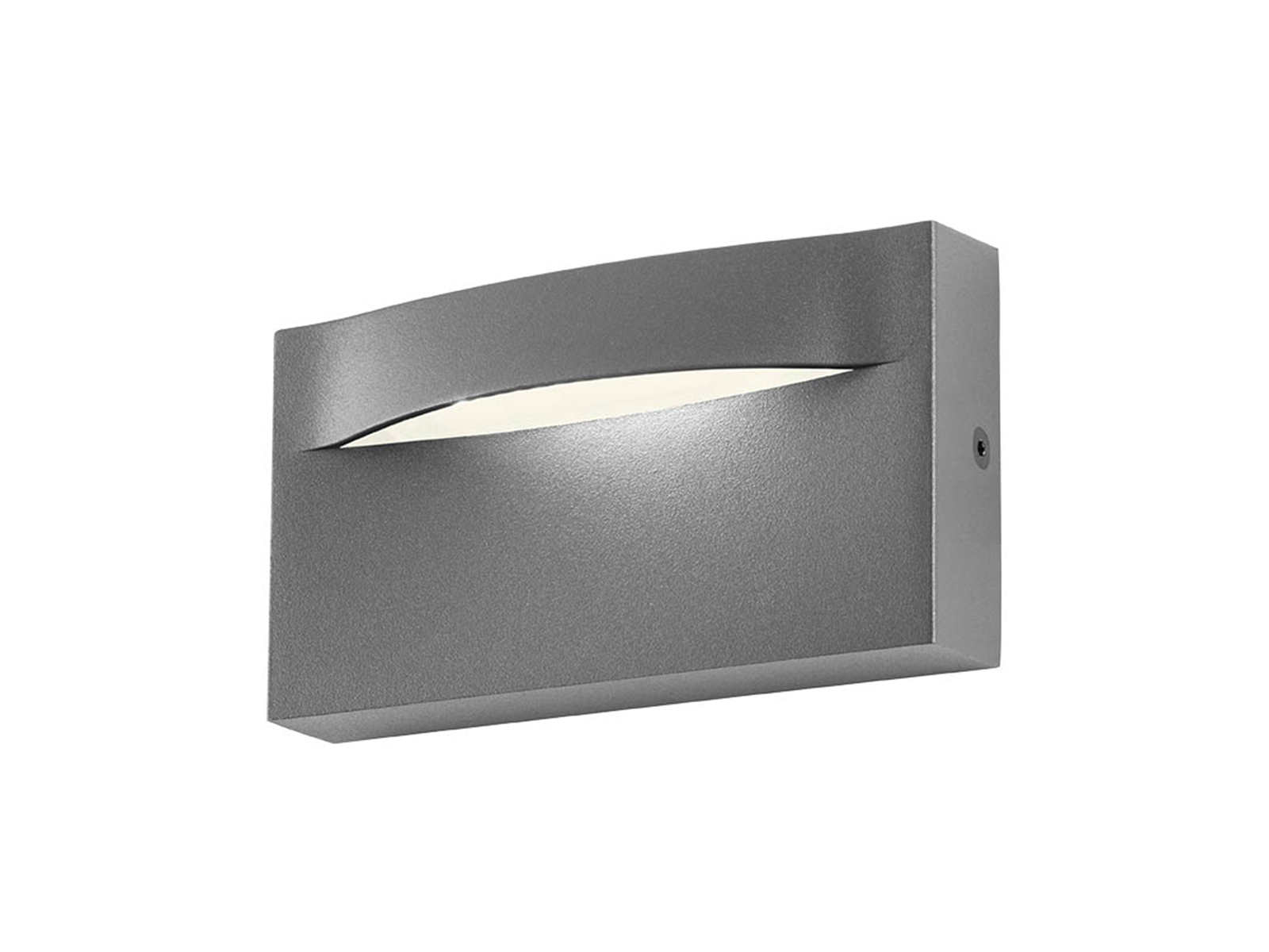 Nástěnné LED svítidlo Polifemo tmavě šedé, 8W, 3000K, 13,7cm