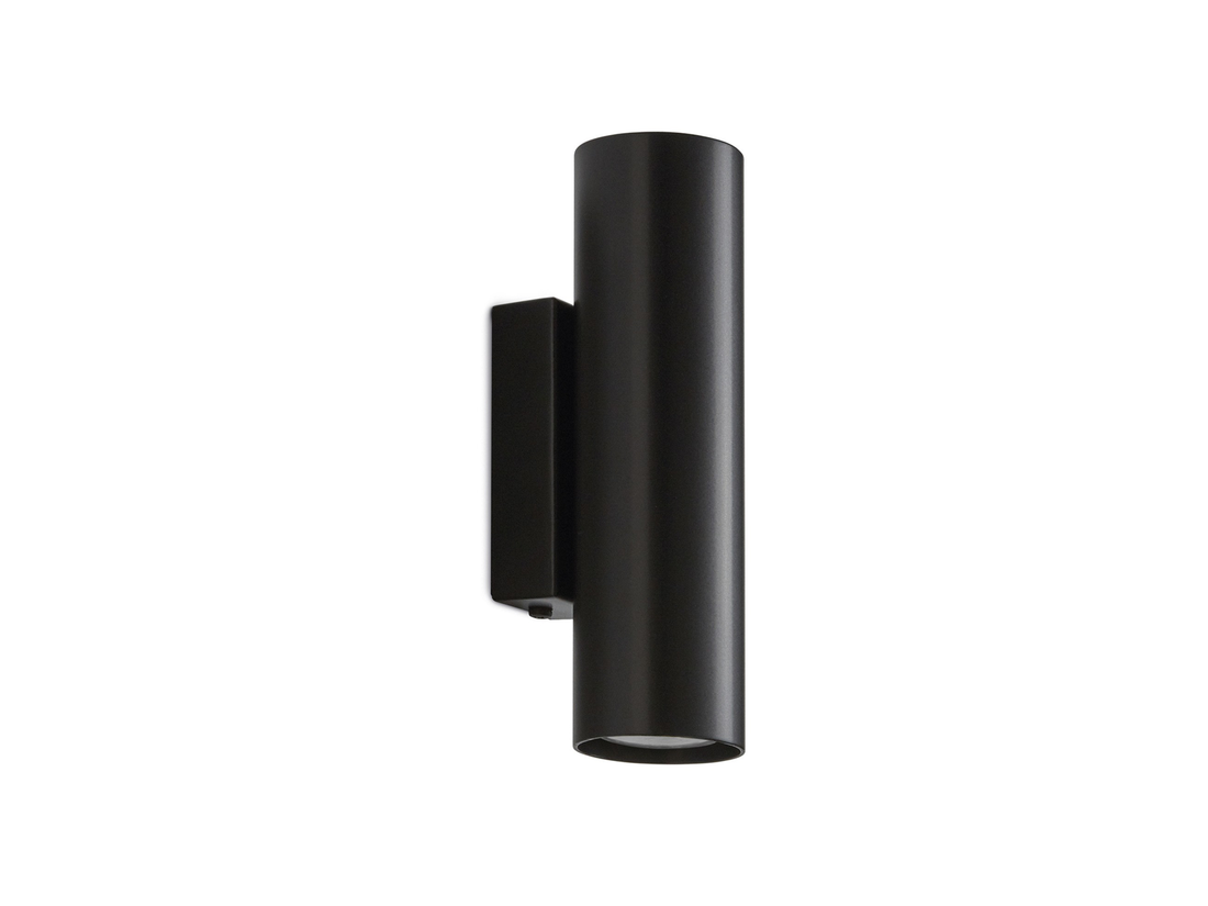 Nástěnné svítidlo Tania, černé, 2xGU10, 20,2cm, IP20