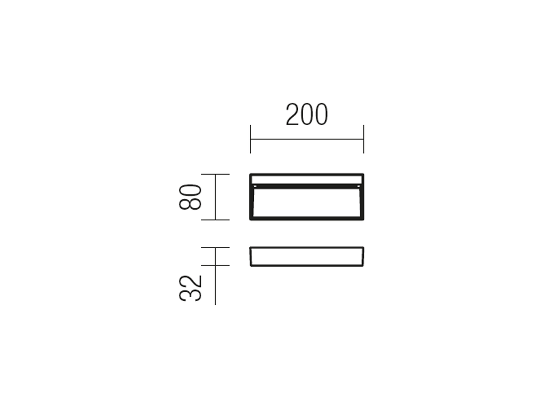 Nástěnné LED svítidlo Even tmavě šedé, 6W, 3000K, 20cm