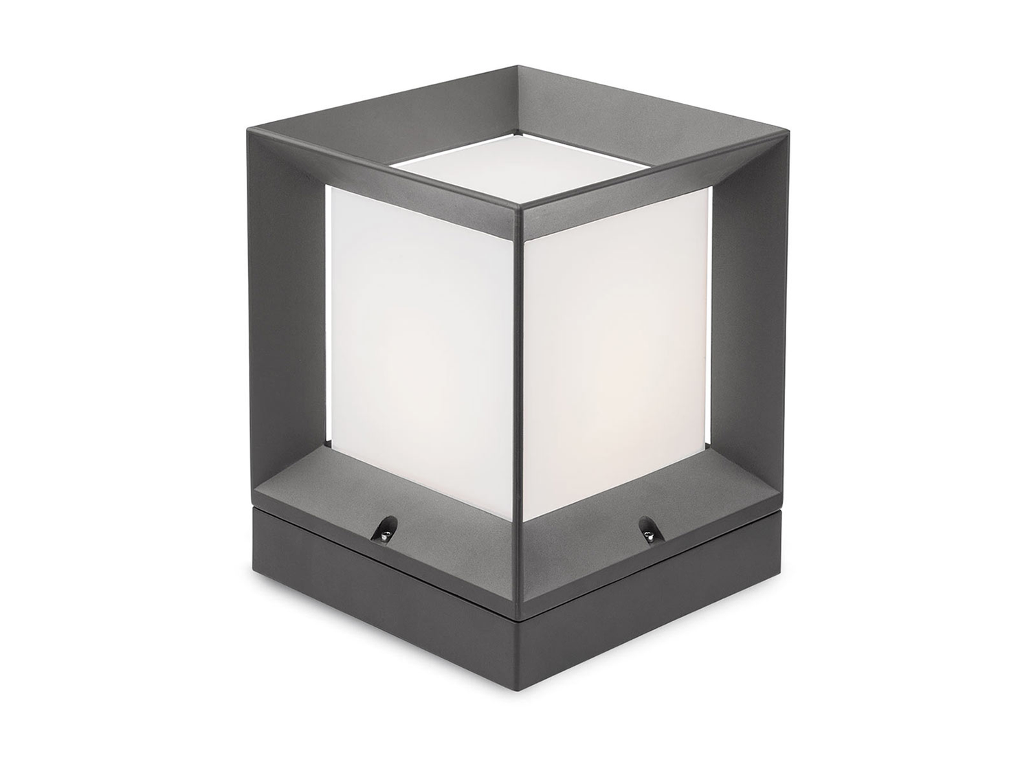 Stojací svítidlo Landmark tmavě šedé, E27, 27cm