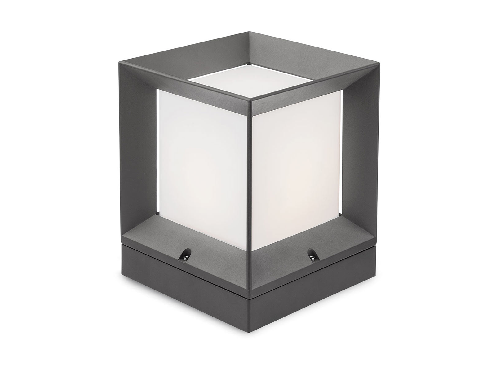 Stojací svítidlo Landmark tmavě šedé, E27, 27cm