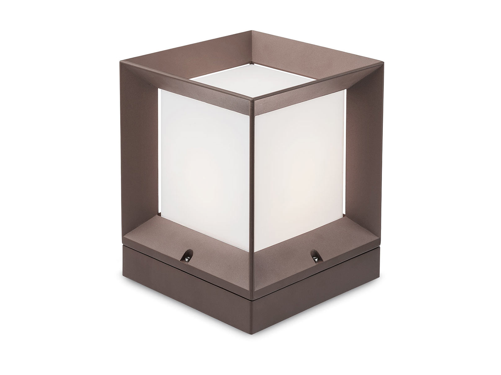 Stojací svítidlo Landmark tmavě hnědé, E27, 27cm