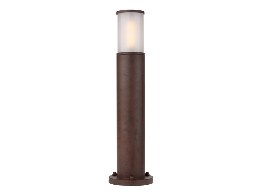 Stojací svítidlo Exter tmavě hnědé, E27, 65cm