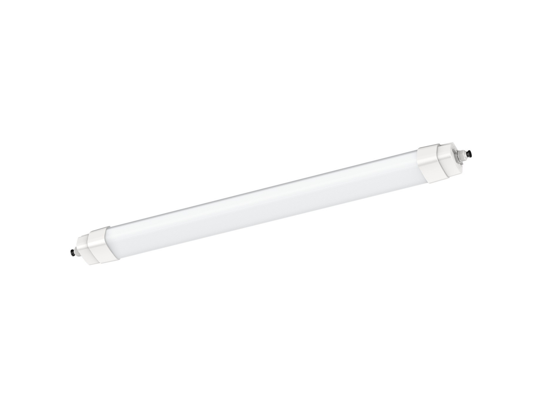 Přisazené LED svítidlo Crous, bílé, 37W, 5700K, 115°, 130cm, IP66