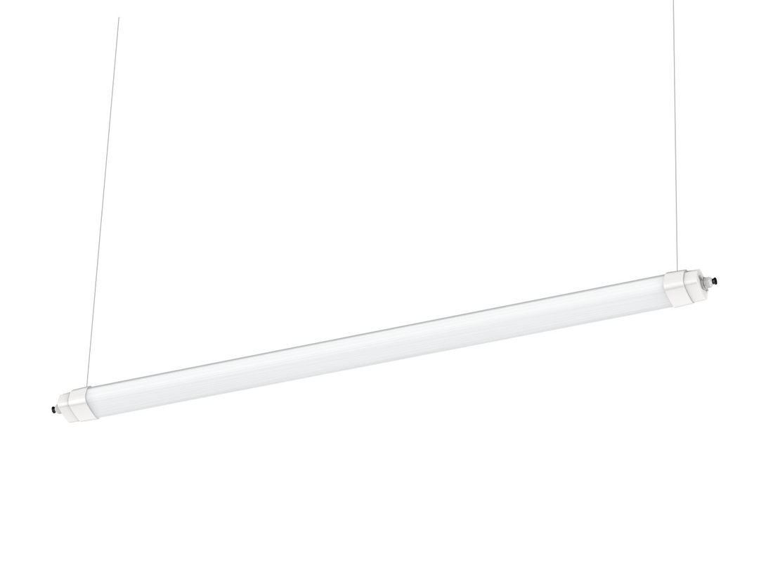 Závěsné LED svítidlo Crous, bílé, 46W, 4000 K, 115°, 160cm, IP66