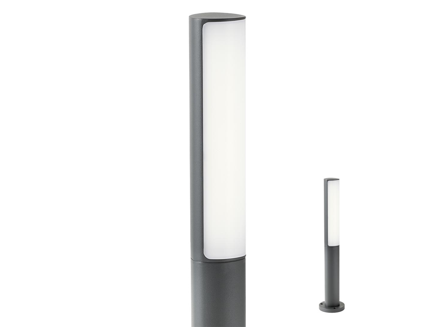 Stojací LED svítidlo Troll tmavě šedá, 9,5W, 3000K, 60cm
