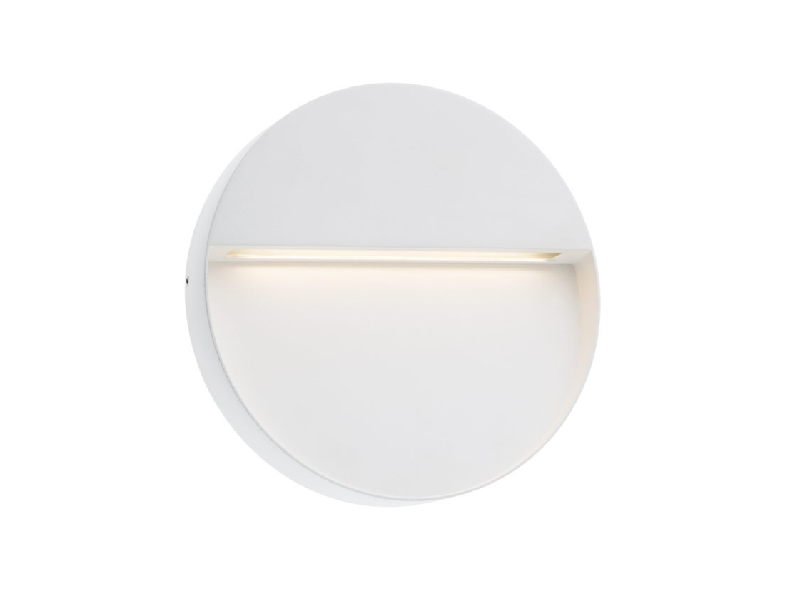Nástěnné LED svítidlo Even matně bílé, 9W, 3000K, ø21,5cm