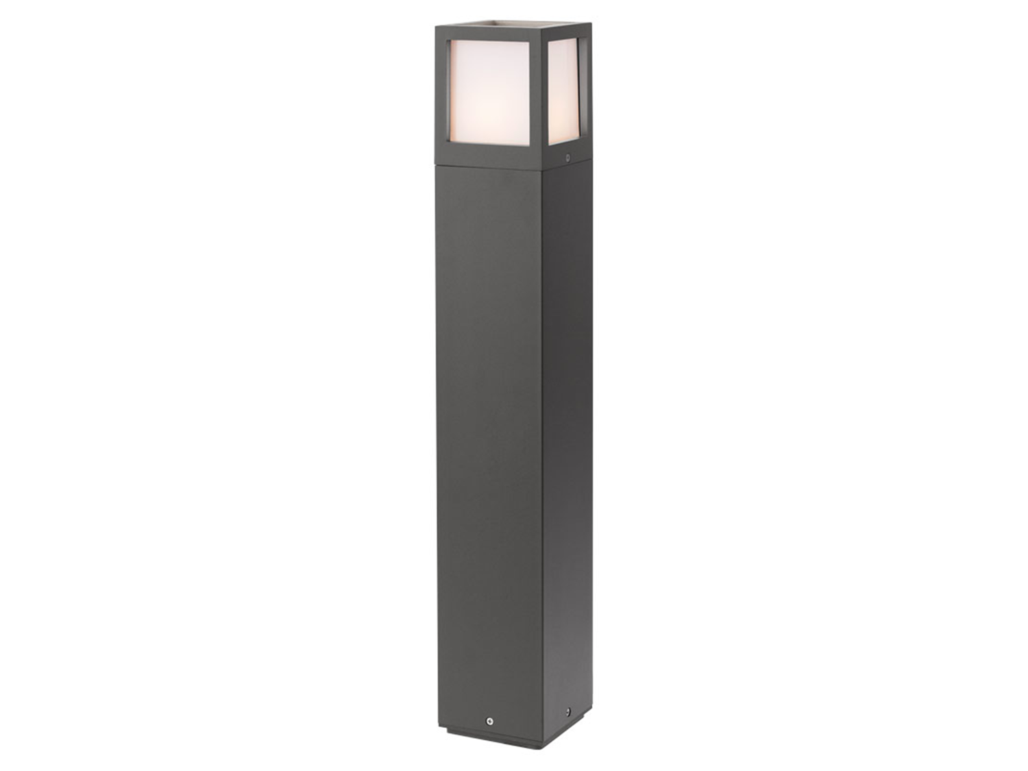 Stojací svítidlo Brick tmavě šedé, E27, 65cm