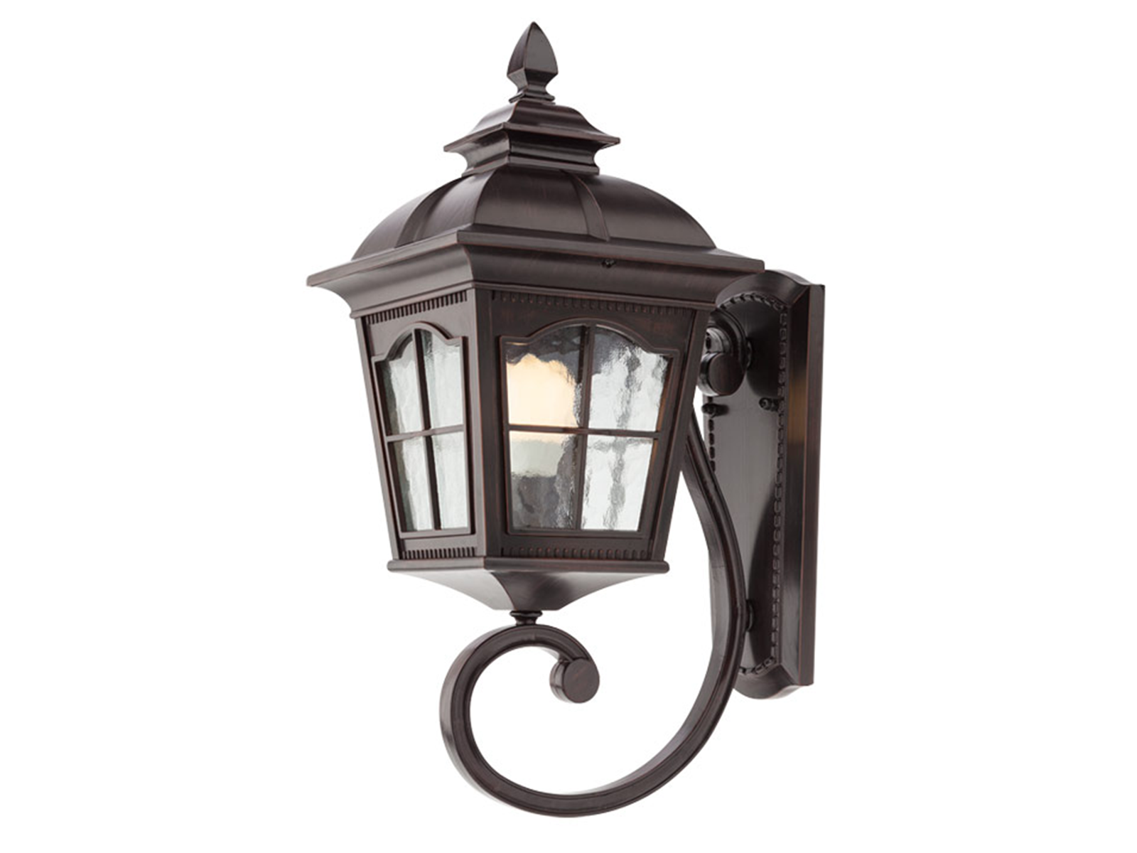 Nástěnné svítidlo York černo hnědé, E27, 54,3cm