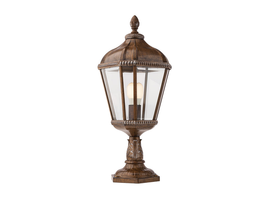 Stojací lampa Essen hnědá, E27, 58,6cm