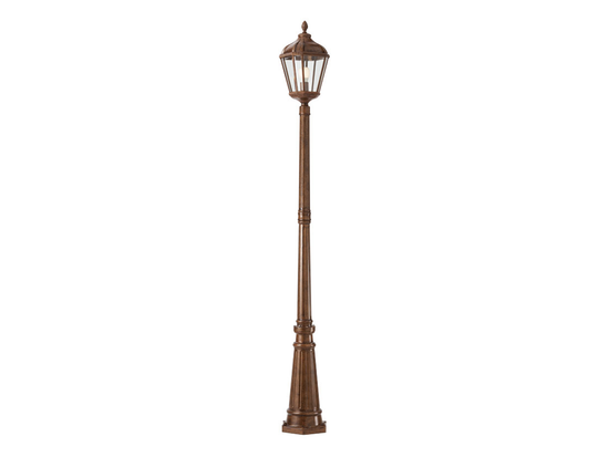 Stojací lampa Essen hnědá, E27, 221,5cm