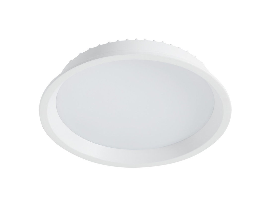 LED svítidlo do podhledu Calypso2 XL, bílé, 30W, 3000K, 110°, ø22,2cm, IP44