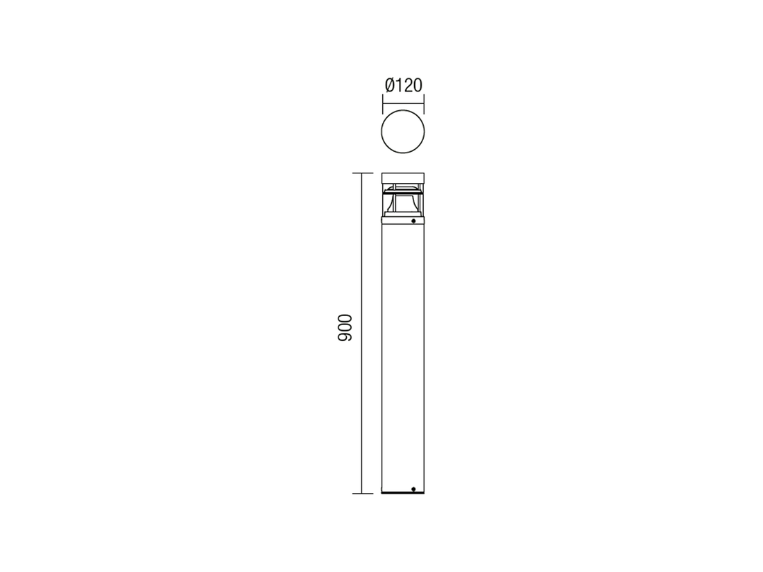 Stojací LED svítidlo Spark rezavě hnědé, 10W, 2850-3000K, 90cm