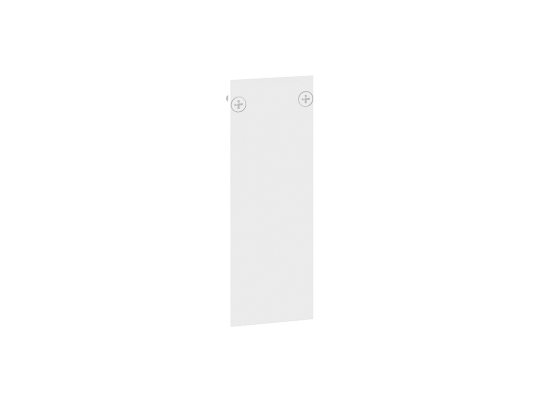 Profilový kryt bez otvoru pro lištový systém 48V, bílý