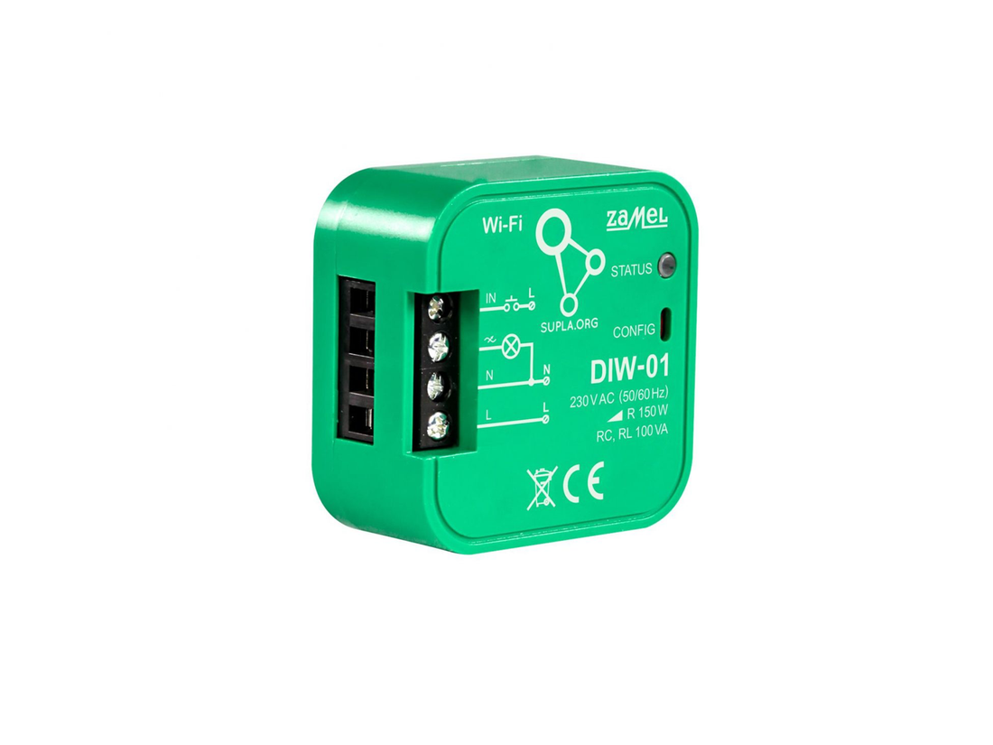 Wi-Fi stmívač osvětlení Supla DIW-01