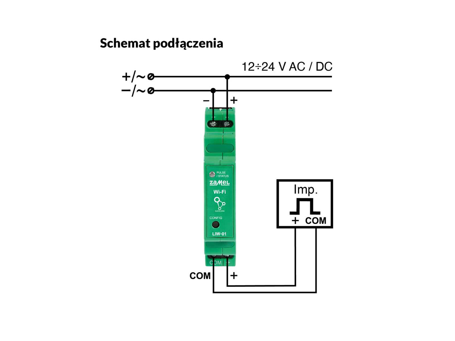 Wi-Fi snímač pro měření spotřeby Supla LIW-01