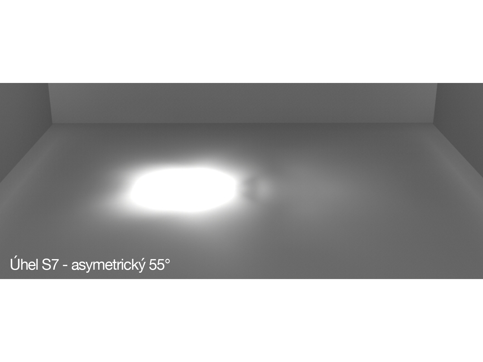 Reflektor LED čtvercový Qm, tmavě šedý, 4000K, 50W, 21,1cm