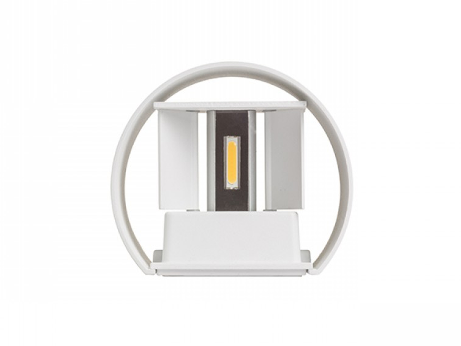 Nástěnné LED stmívatelné svítidlo TITO R, bílá, 2x3W, 3000K, IP65, 13,4cm