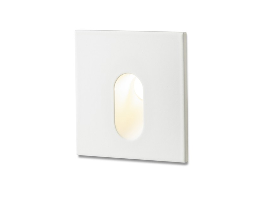 Zápustné LED svítidlo MEMPHIS SQ do stěny, bílá, 230V, 3W, 60°, 3000K, 5cm