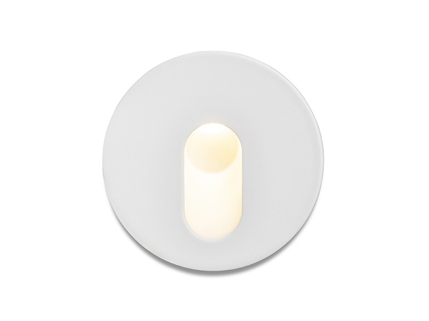 Zápustné LED svítidlo MEMPHIS R do stěny, bílé, 230V, 3W, 60°, 3000K, ø5cm