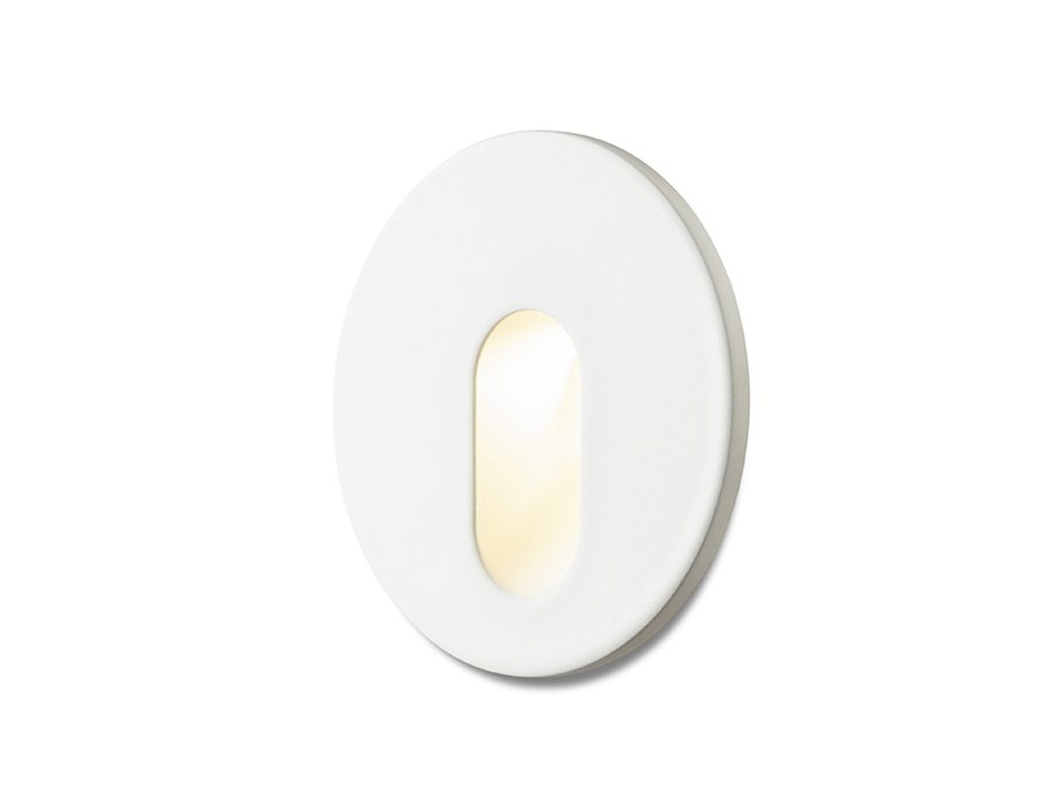 Zápustné LED svítidlo MEMPHIS R do stěny, bílé, 230V, 3W, 60°, 3000K, ø5cm