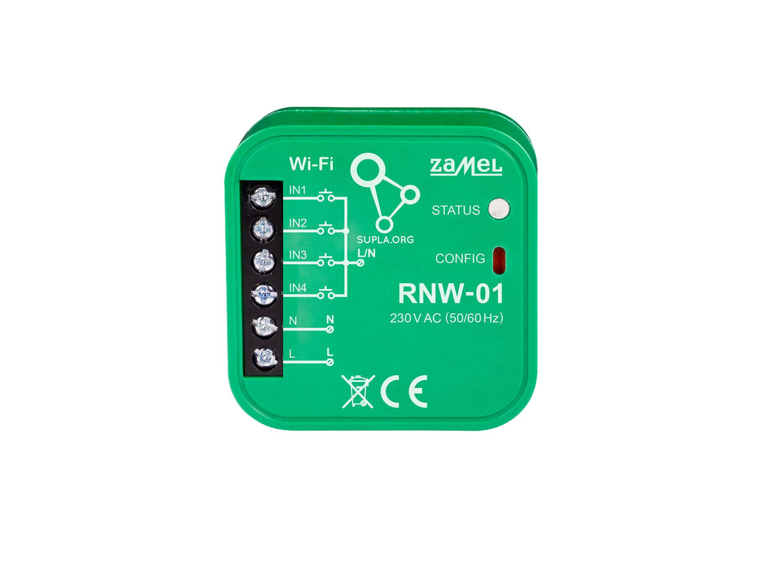 Wi-Fi 4-vstupový interface Supla RNW-01