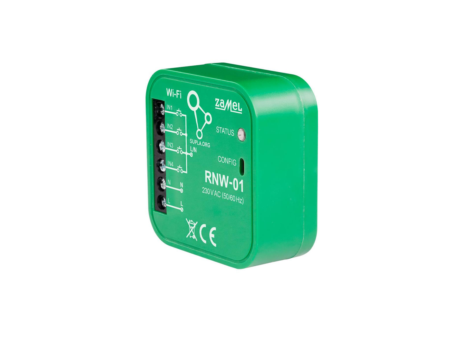 Wi-Fi 4-vstupový interface Supla RNW-01