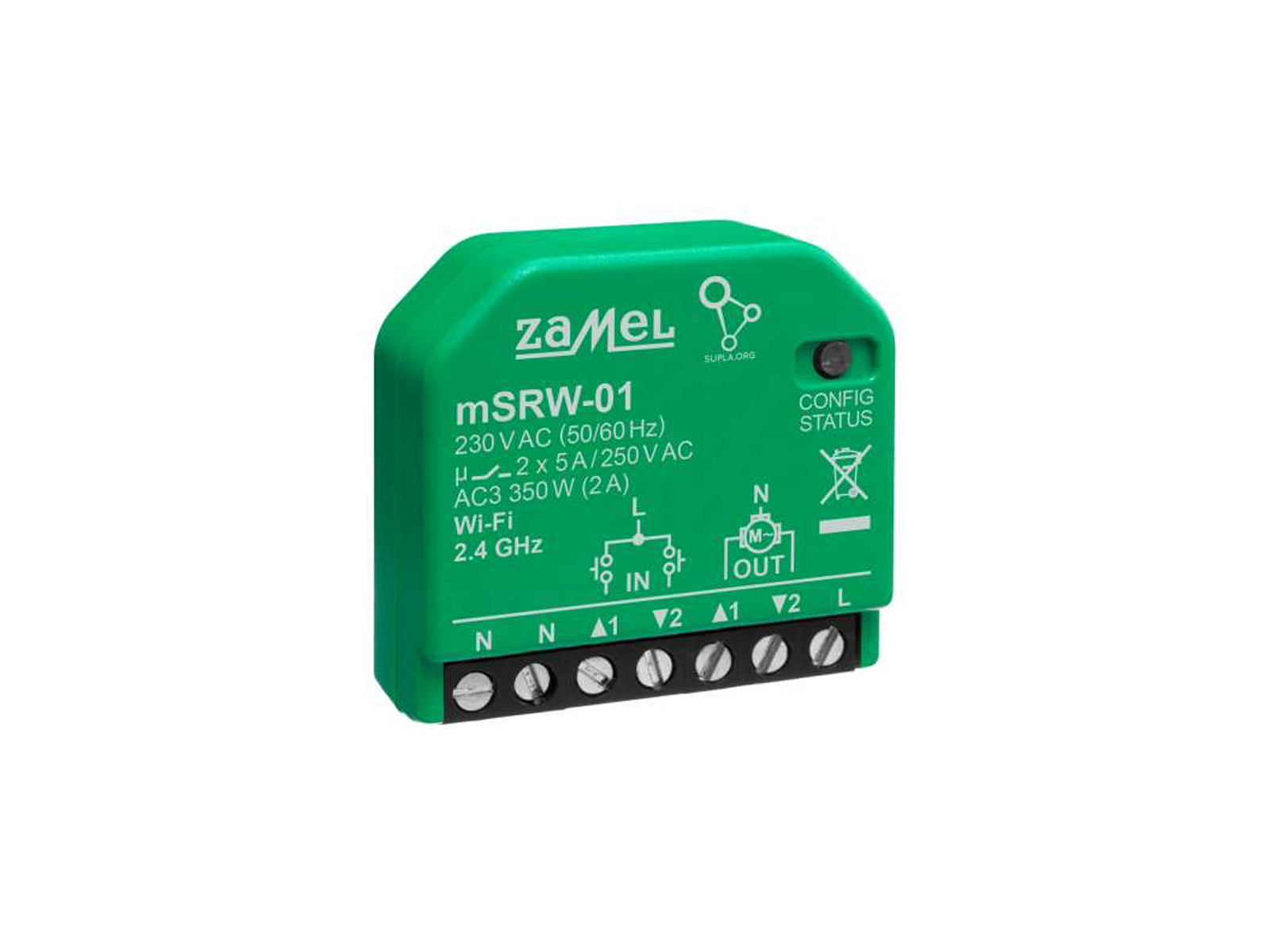 Wi-Fi ovladač rolet mini Supla mSRW-01