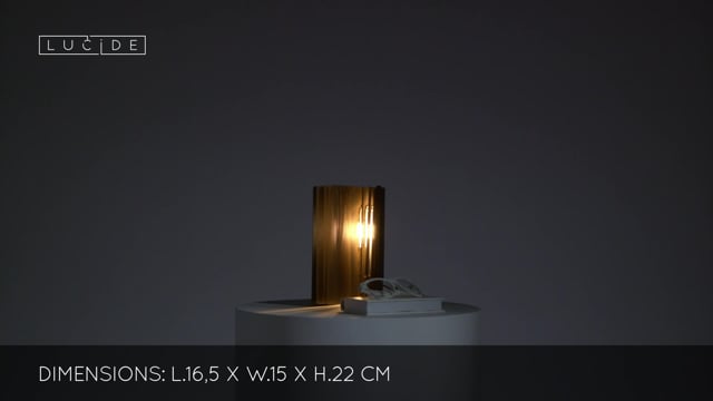 Stolní lampa Extravaganza Livret, černá, E14, 22cm