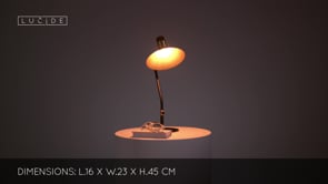 Stolní lampa Pepijn, černá, E14, 45cm