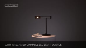 Stolní LED lampa Nuvola černá, 9W, 3000K, 38cm