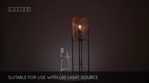 Stojací lampa Mesh matně zlaté / mosaz, E27, 135cm
