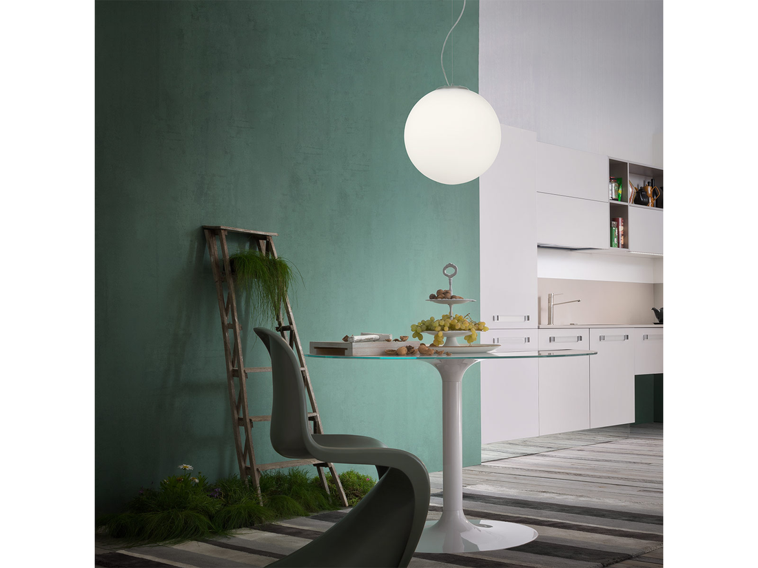 Závěsné svítidlo Ola opal, E27, ø50cm