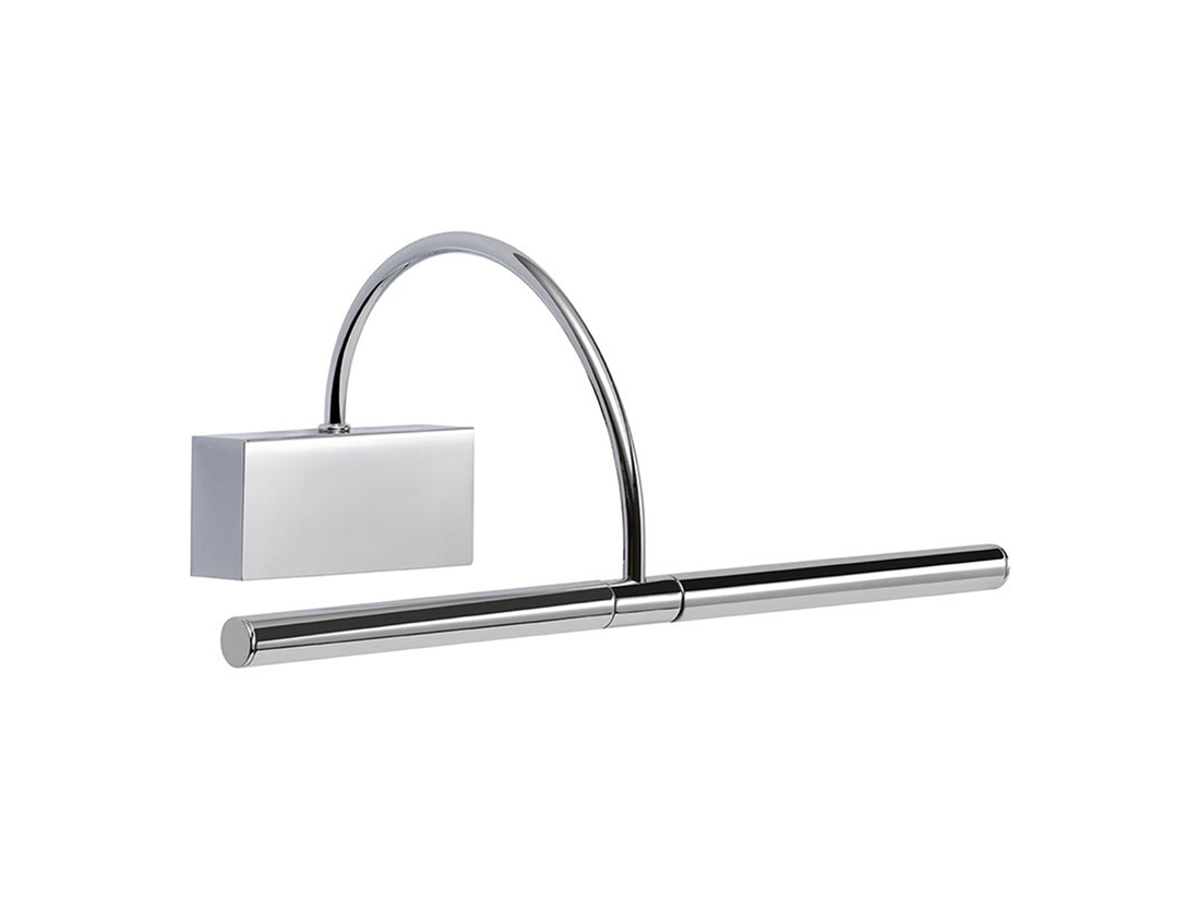 Nástěnné LED svítidlo Kendo chrom, 6W, 3000K, 34cm