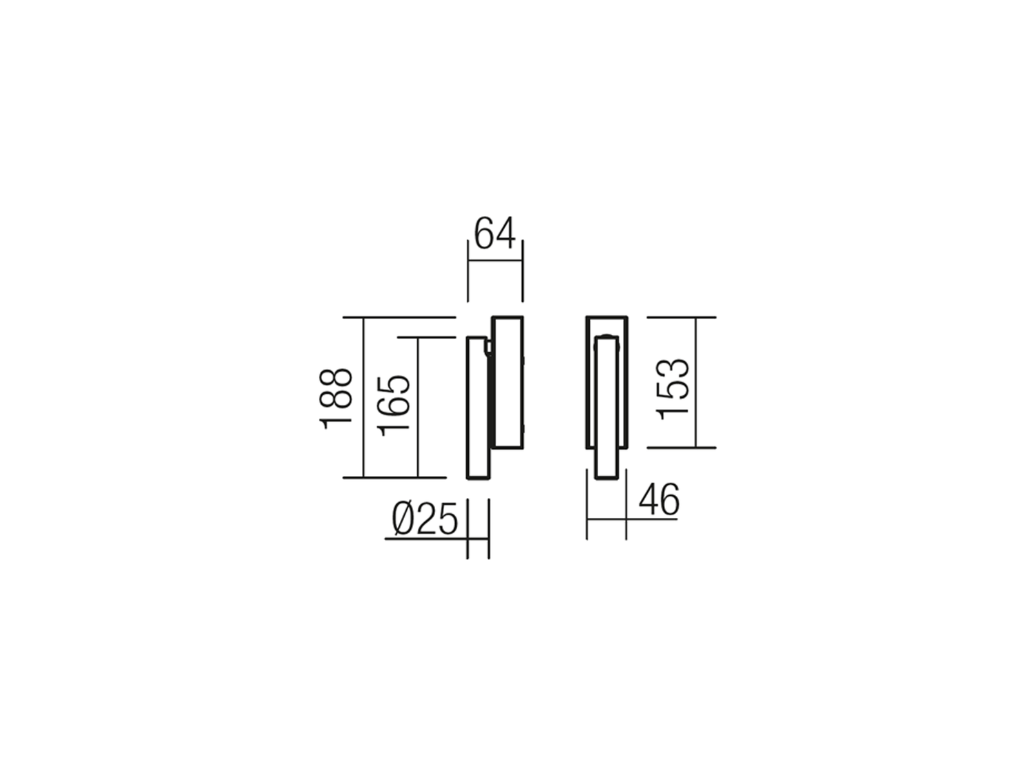 Nástěnné LED svítidlo Kanji pískově bílé 6W, 3000K, 18cm